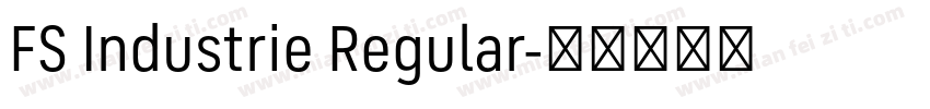 FS Industrie Regular字体转换